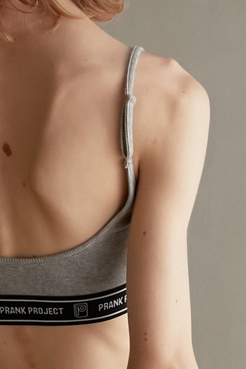 Logo Band Bra Top