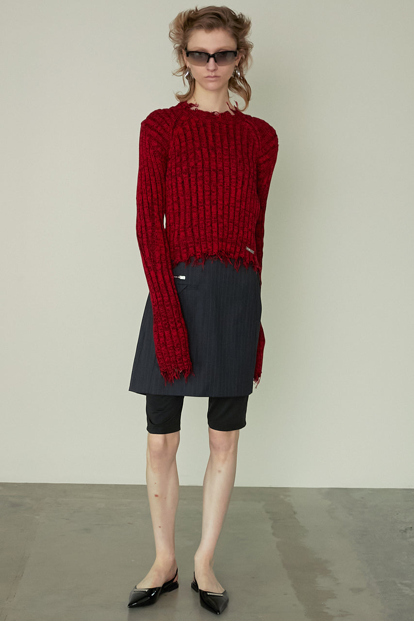 Damaged Knit Pullover