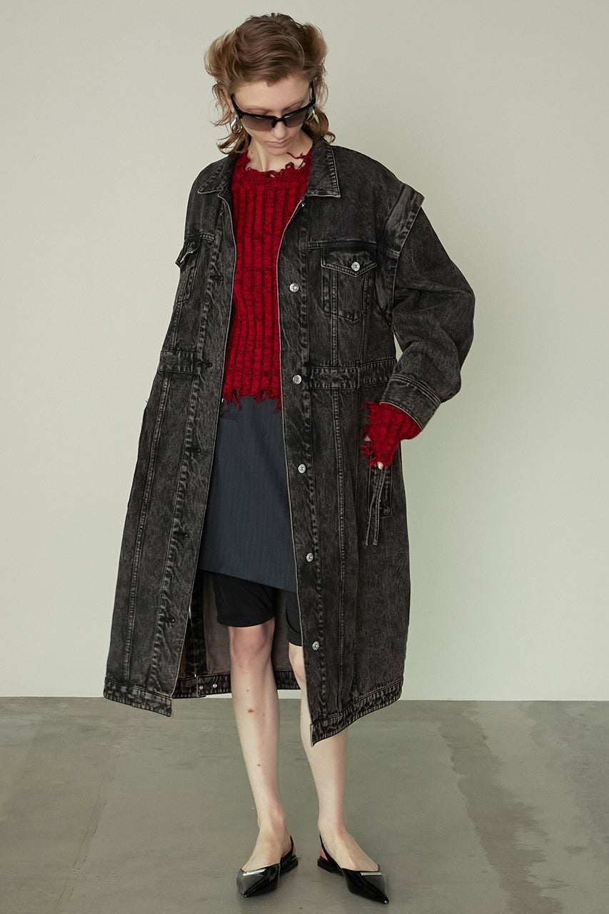 2WAY Denim Over Coat - SALE