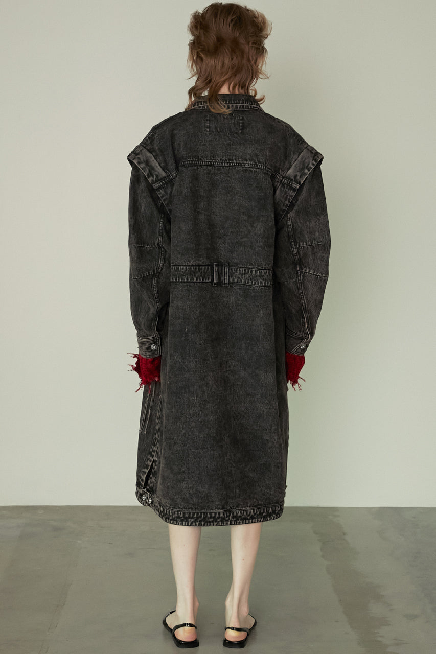 2WAY Denim Over Coat - SALE