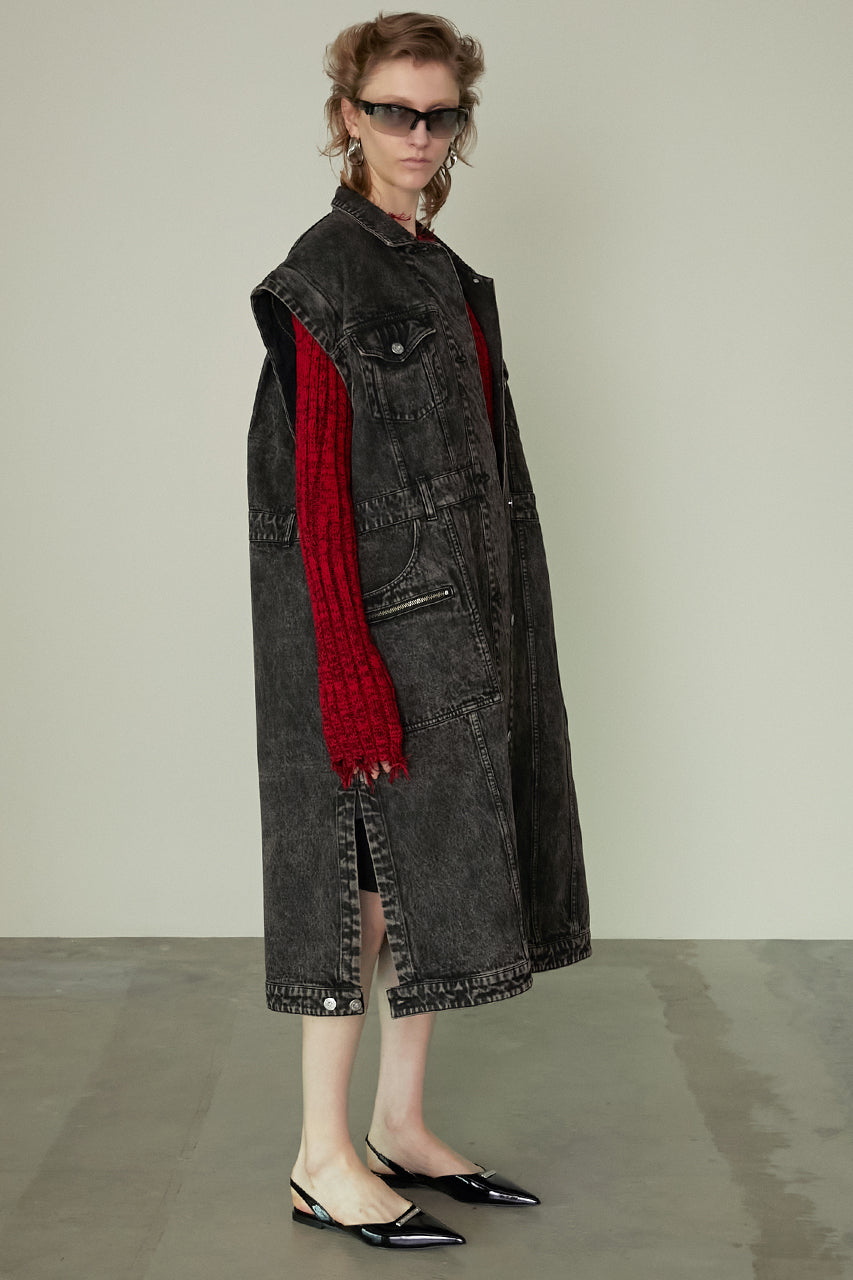 2WAY Denim Over Coat - SALE