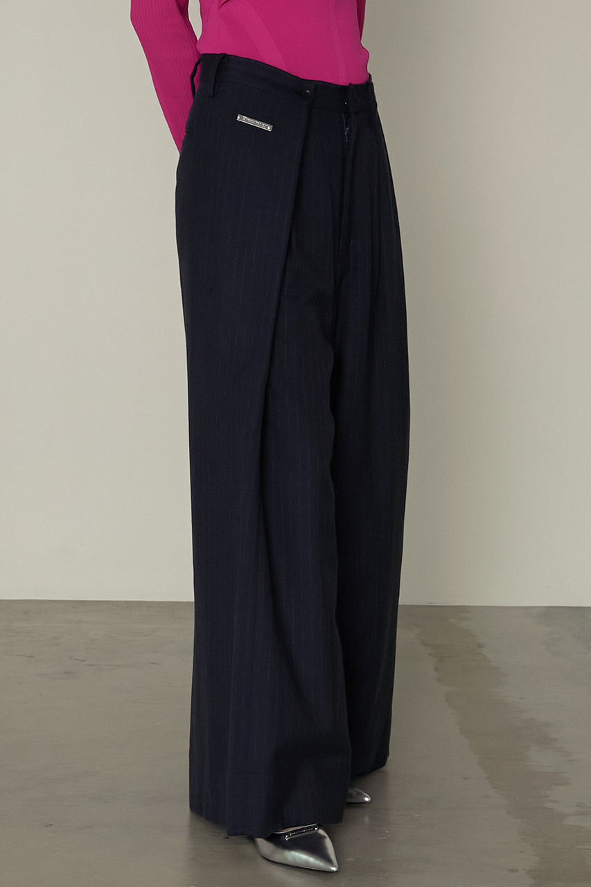 Furano Stripe Wrapped Wide Pants