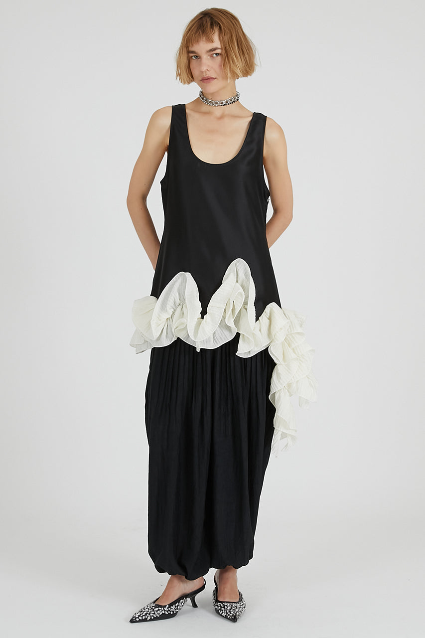 Ruffled Hem Tunic