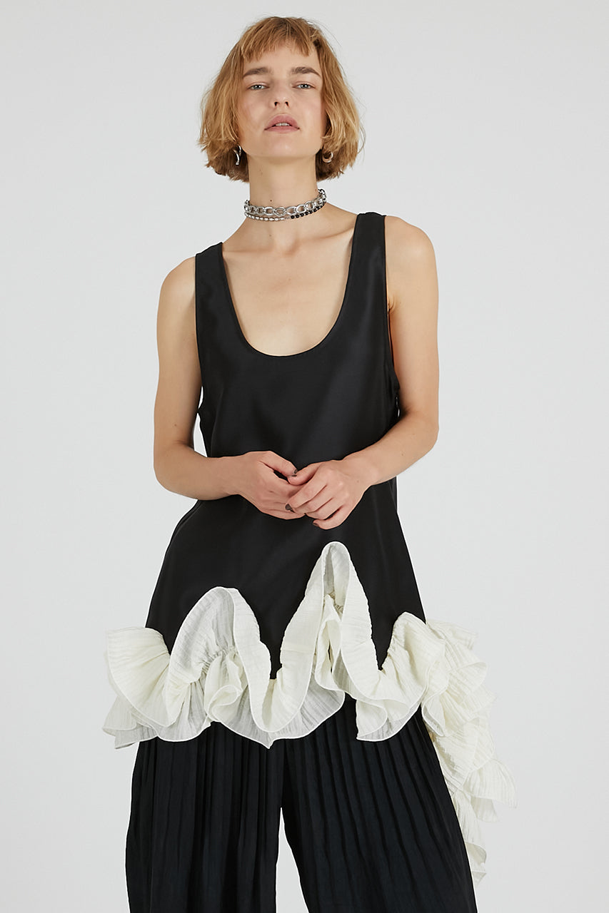 Ruffled Hem Tunic