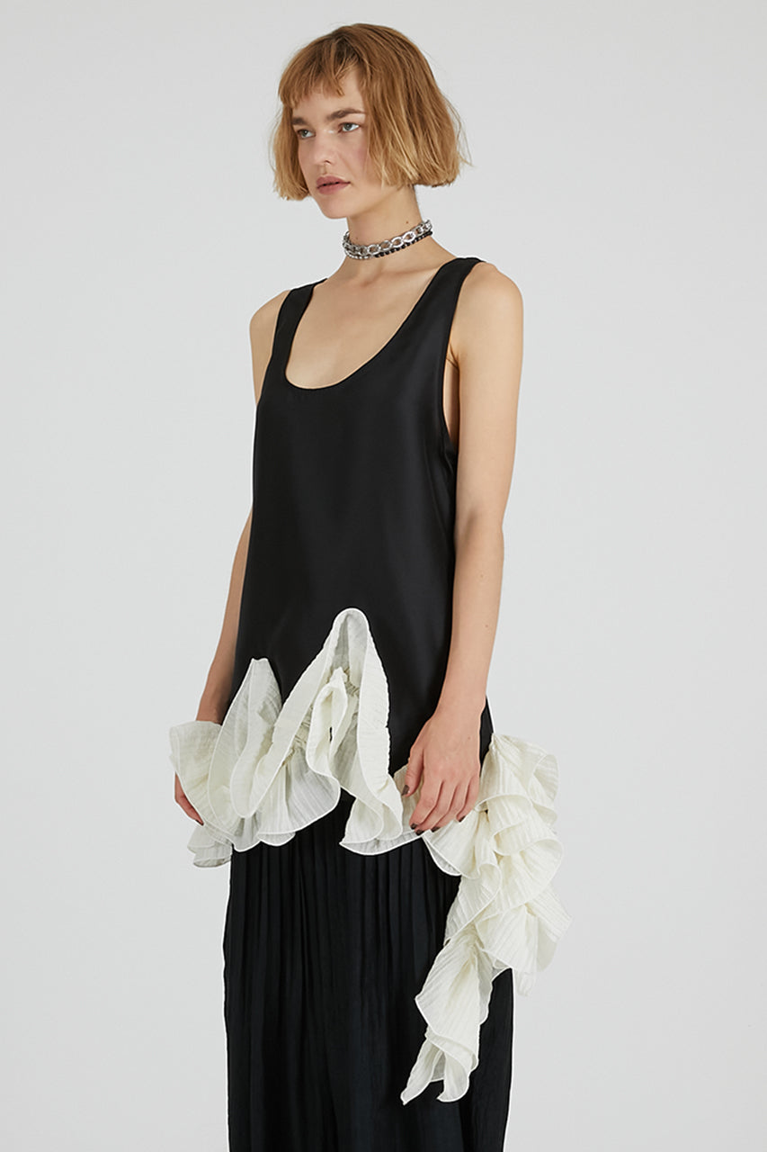 Ruffled Hem Tunic
