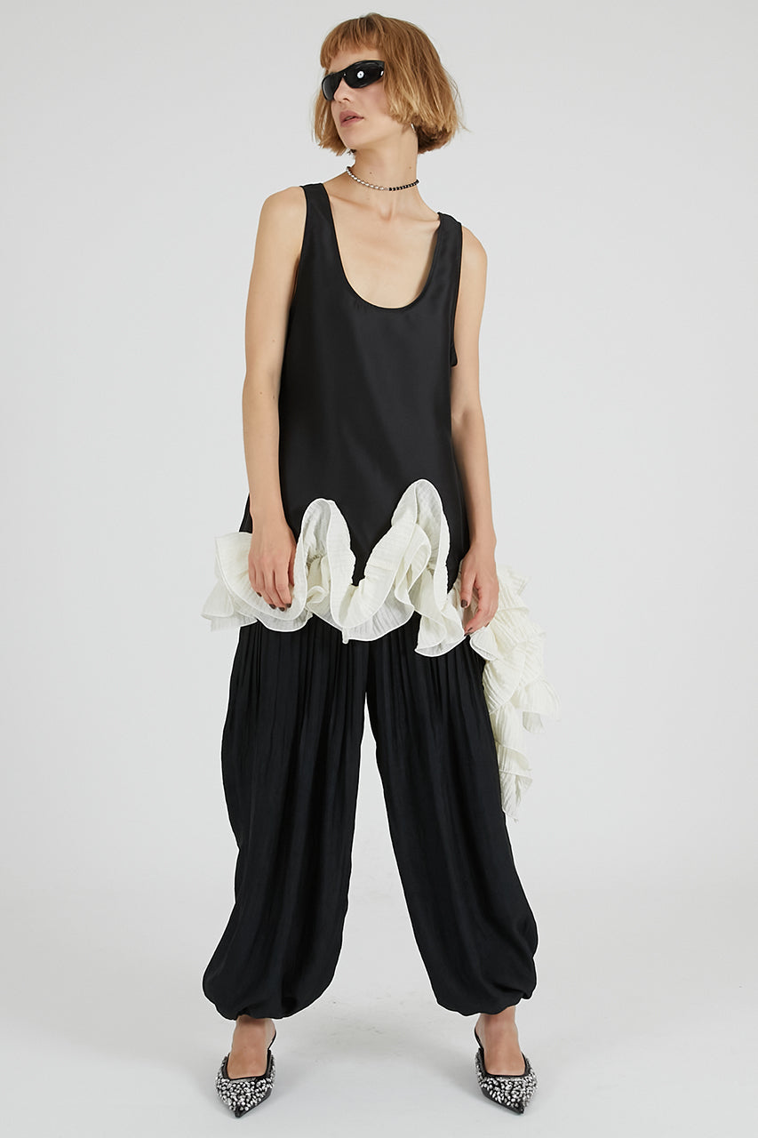 Ruffled Hem Tunic