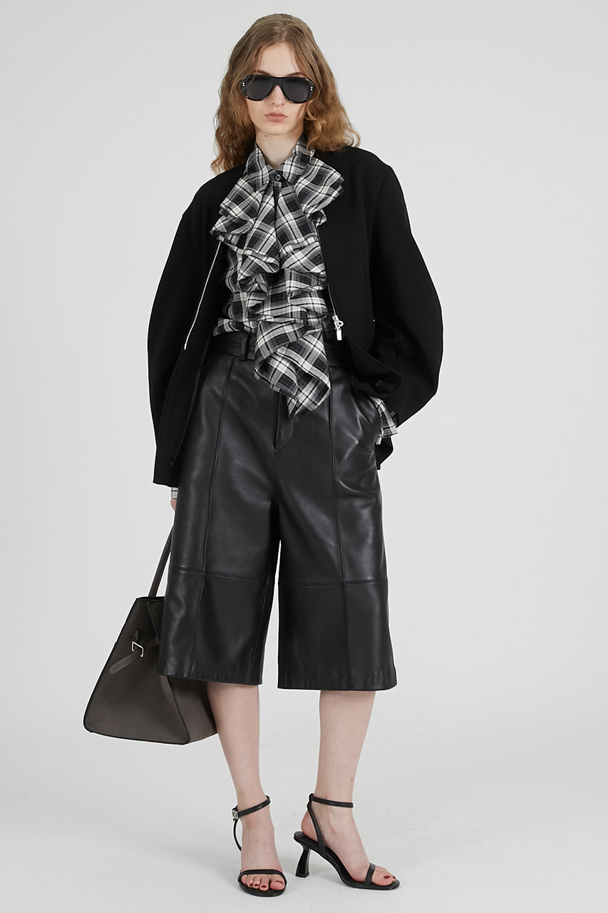 Leather Half Pants - 2025 AUTUMN