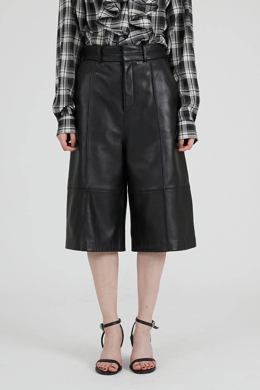Leather Half Pants - 2025 AUTUMN