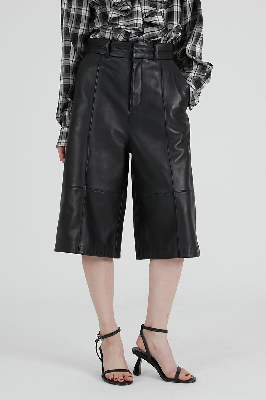 Leather Half Pants