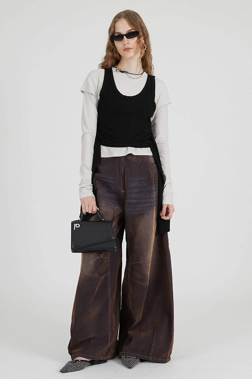 Layered Long Sleeve T-Shirt - 2025 AUTUMN