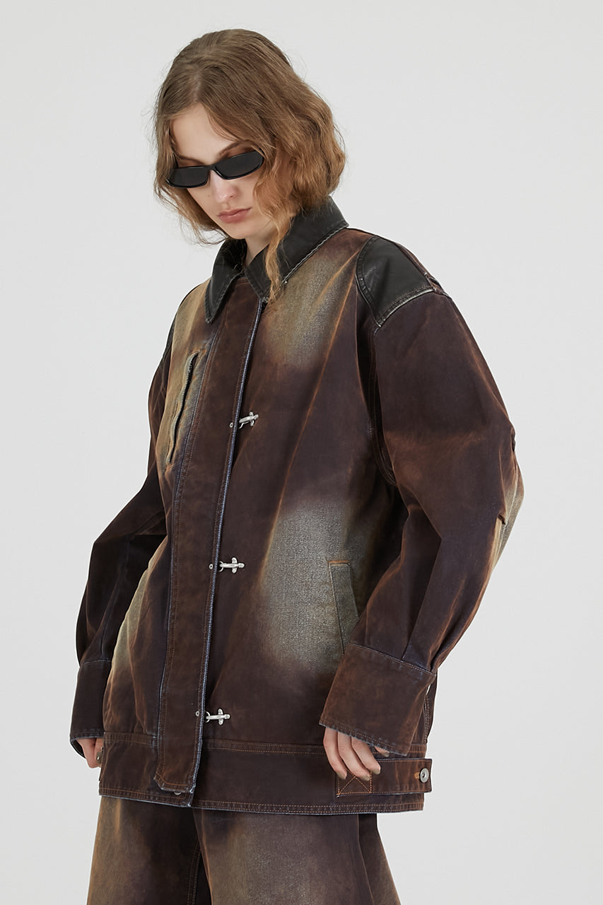 Flocky Denim Jacket - 2025 AUTUMN