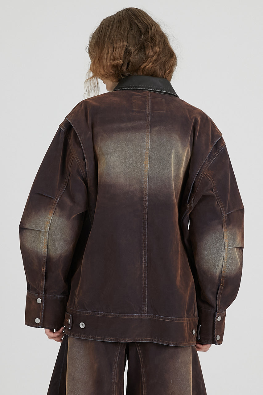 Flocky Denim Jacket - 2025 AUTUMN