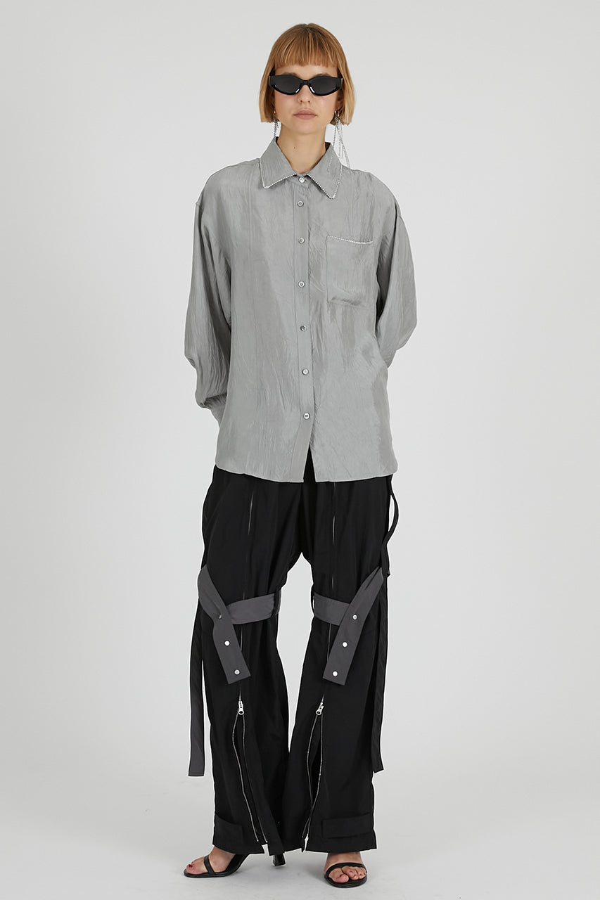 Ball Chain Trim Shirt - 2025 AUTUMN