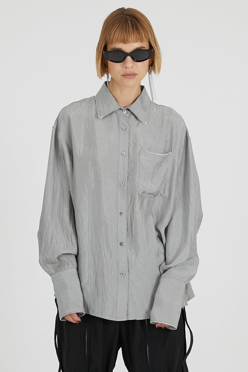Ball Chain Trim Shirt - 2025 AUTUMN