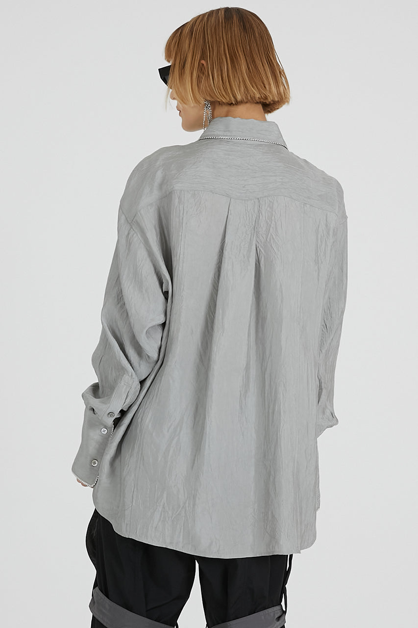 Ball Chain Trim Shirt - 2025 AUTUMN