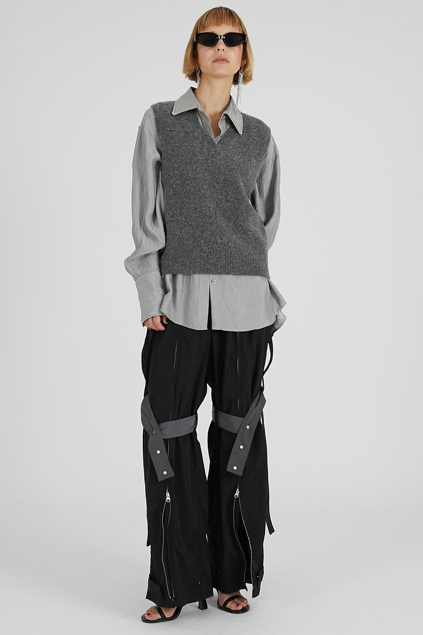 Ball Chain Trim Shirt - 2025 AUTUMN
