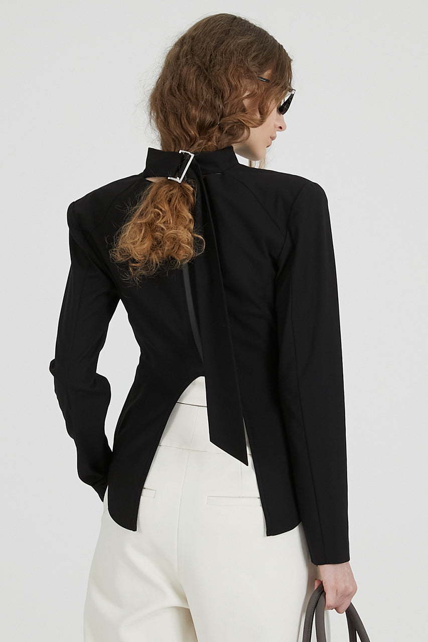 Suiting Back Tie Tops