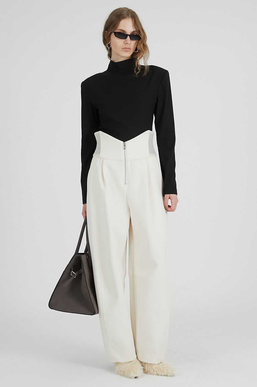 Suiting Back Tie Tops
