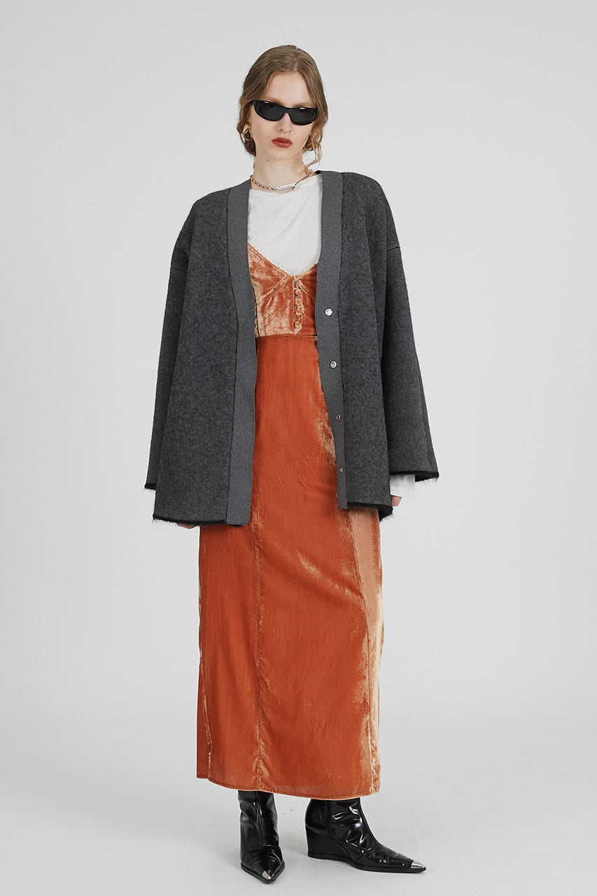 2-Way Velour Camisole Dress