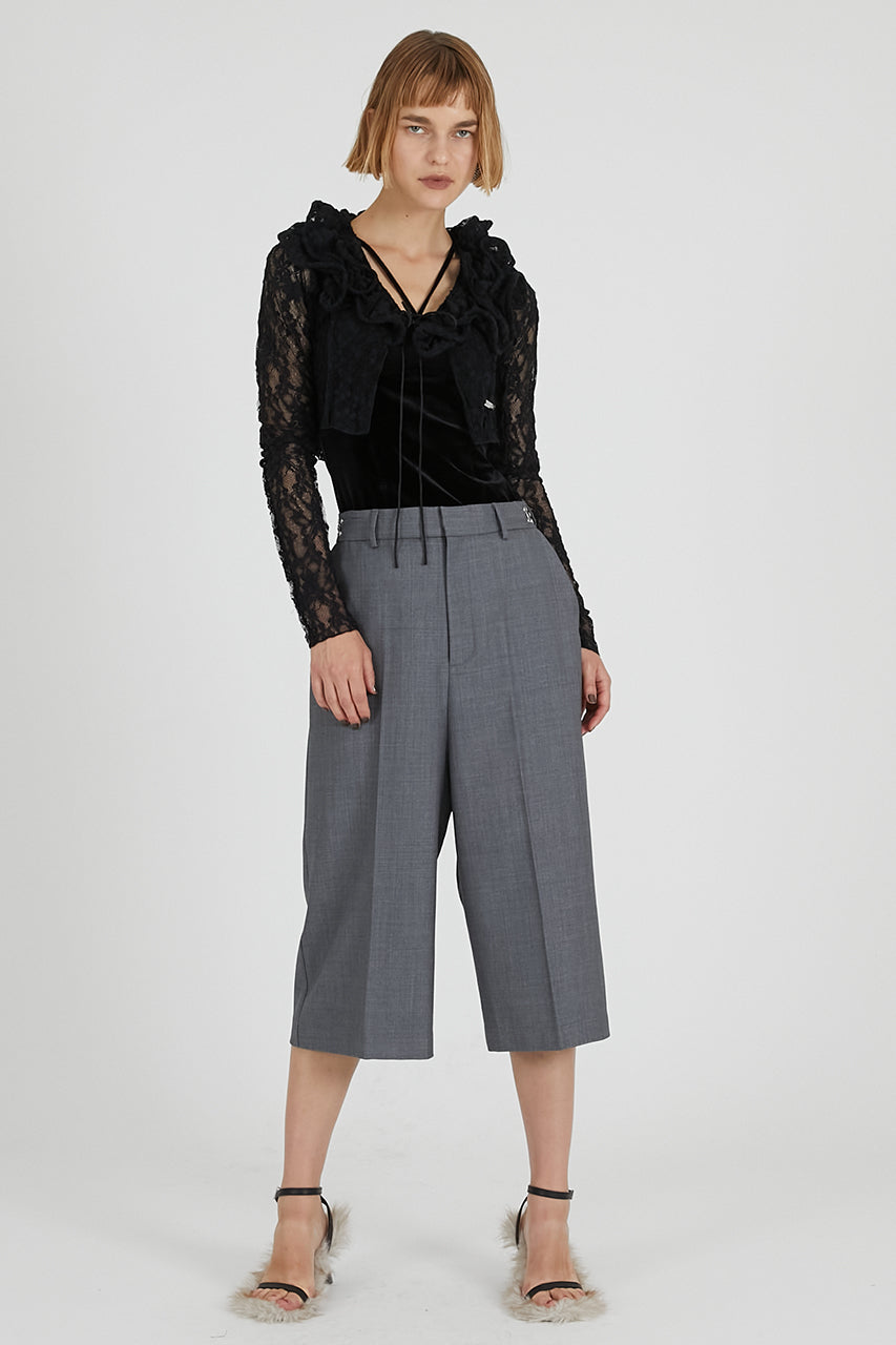 Lace Frill Wave Cardigan