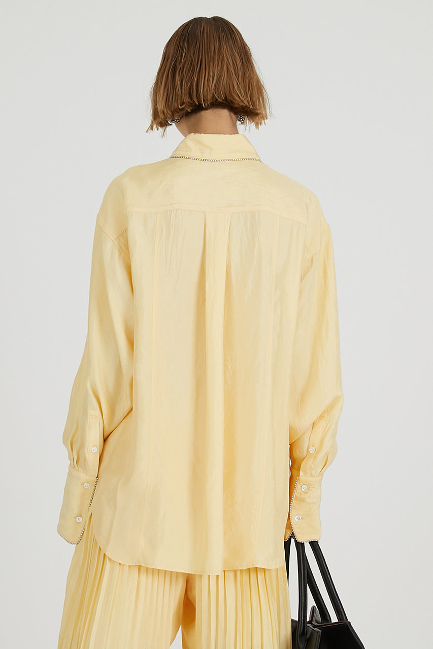 Ball Chain Trim Shirt - 2025 AUTUMN