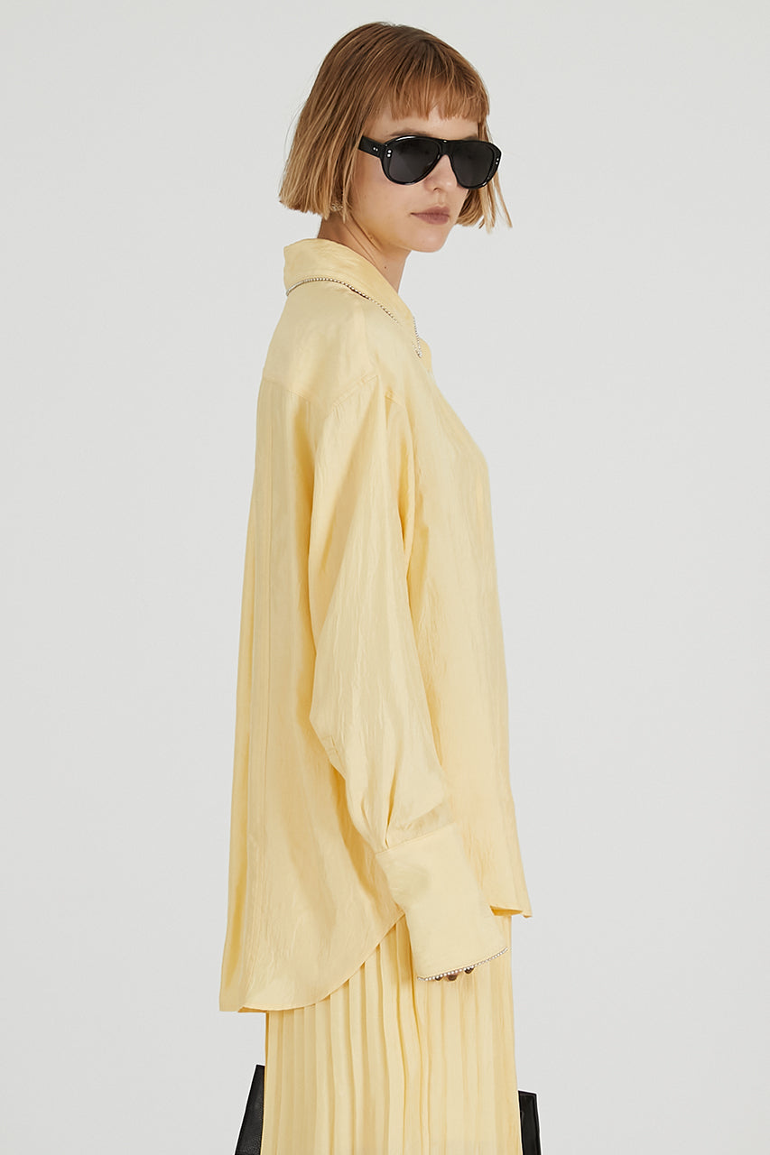 Ball Chain Trim Shirt - 2025 AUTUMN