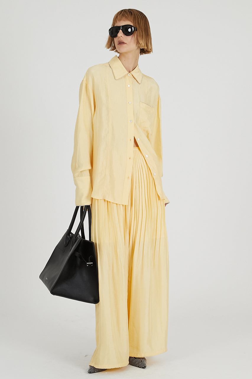 Ball Chain Trim Shirt - 2025 AUTUMN