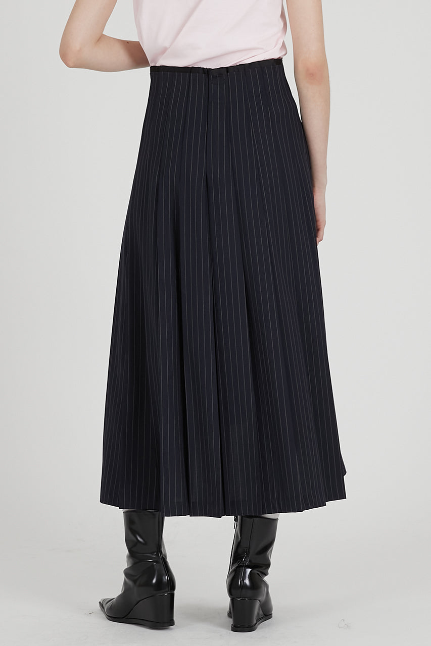 Irregular Pleated Skirt