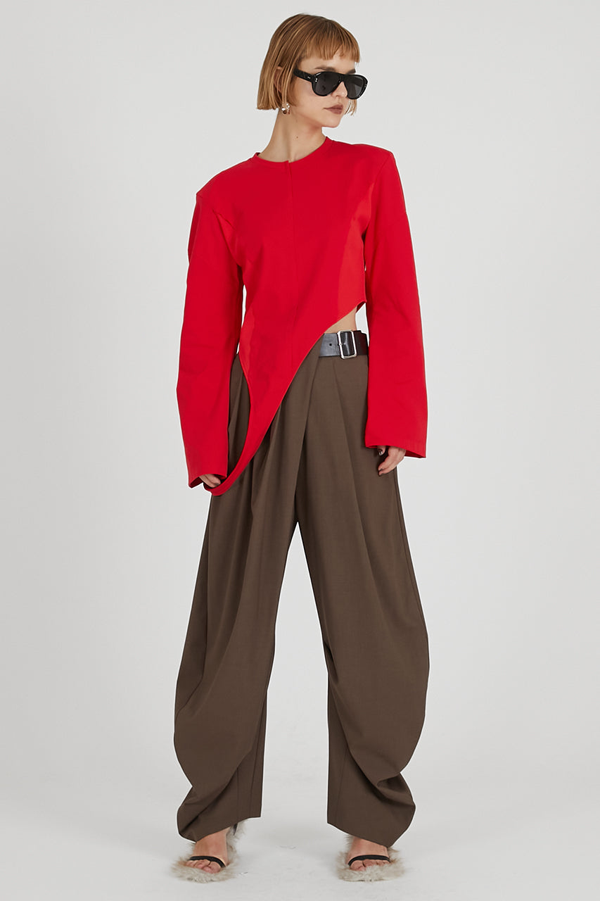 Irregular Hem Top - 2025 AUTUMN