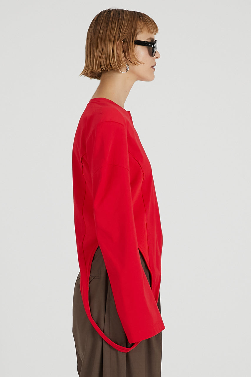 Irregular Hem Top - 2025 AUTUMN