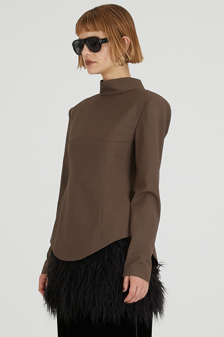 Suiting Back Tie Tops