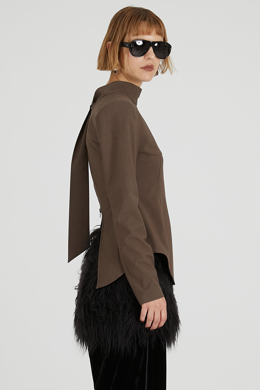 Suiting Back Tie Tops