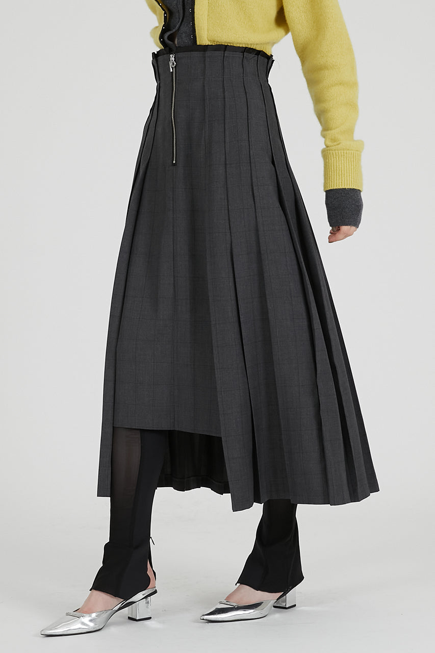 Irregular Pleated Skirt - 2025 AUTUMN