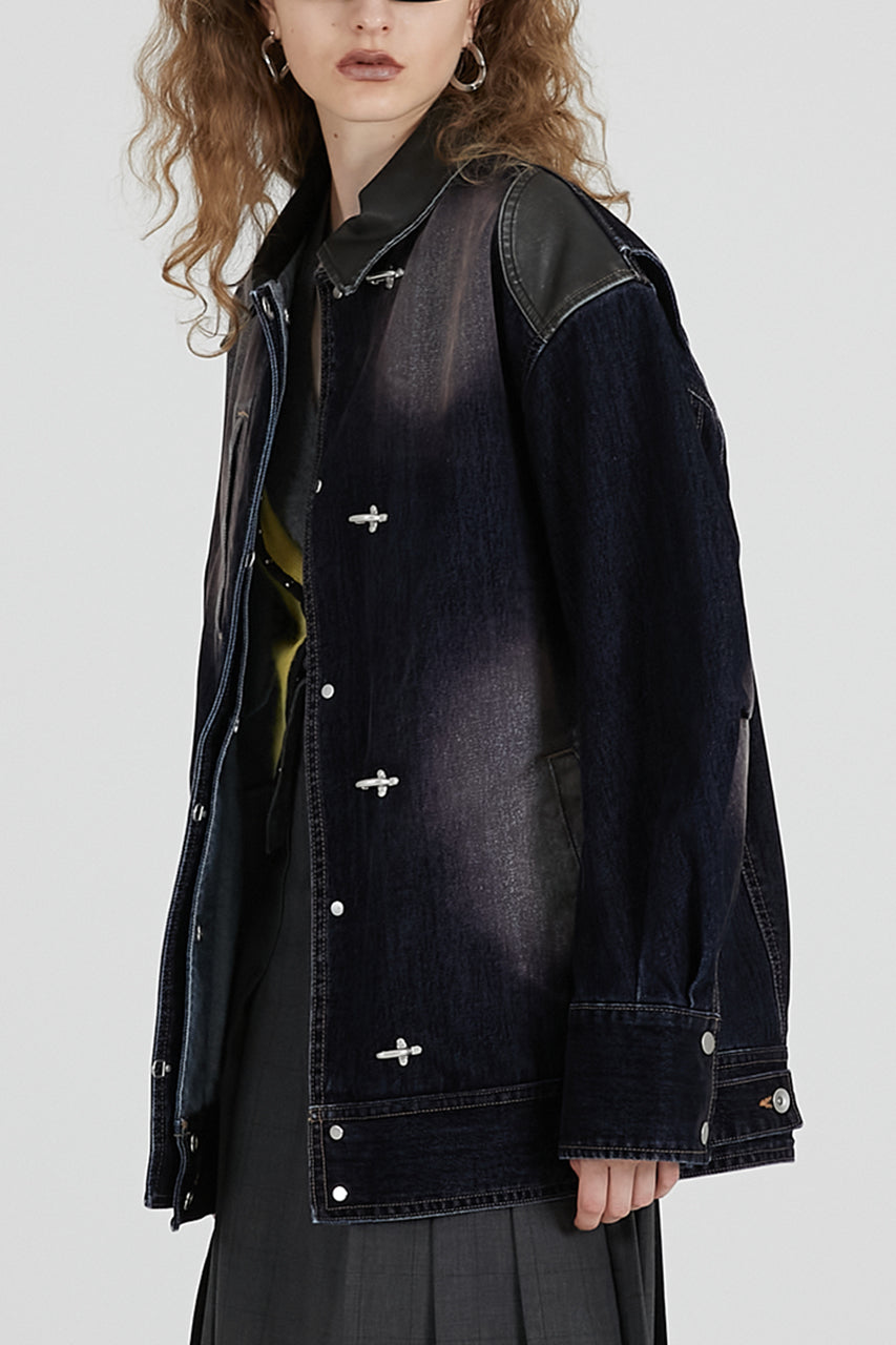 Flocky Denim Jacket - 2025 AUTUMN