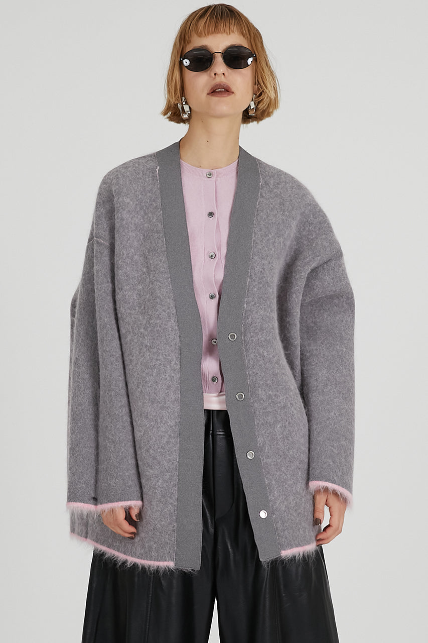 Double-faced Alpaca Knit Cardigan - 2025 AUTUMN