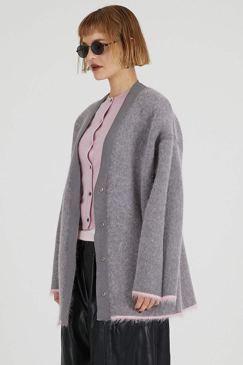 Double-faced Alpaca Knit Cardigan - 2025 AUTUMN