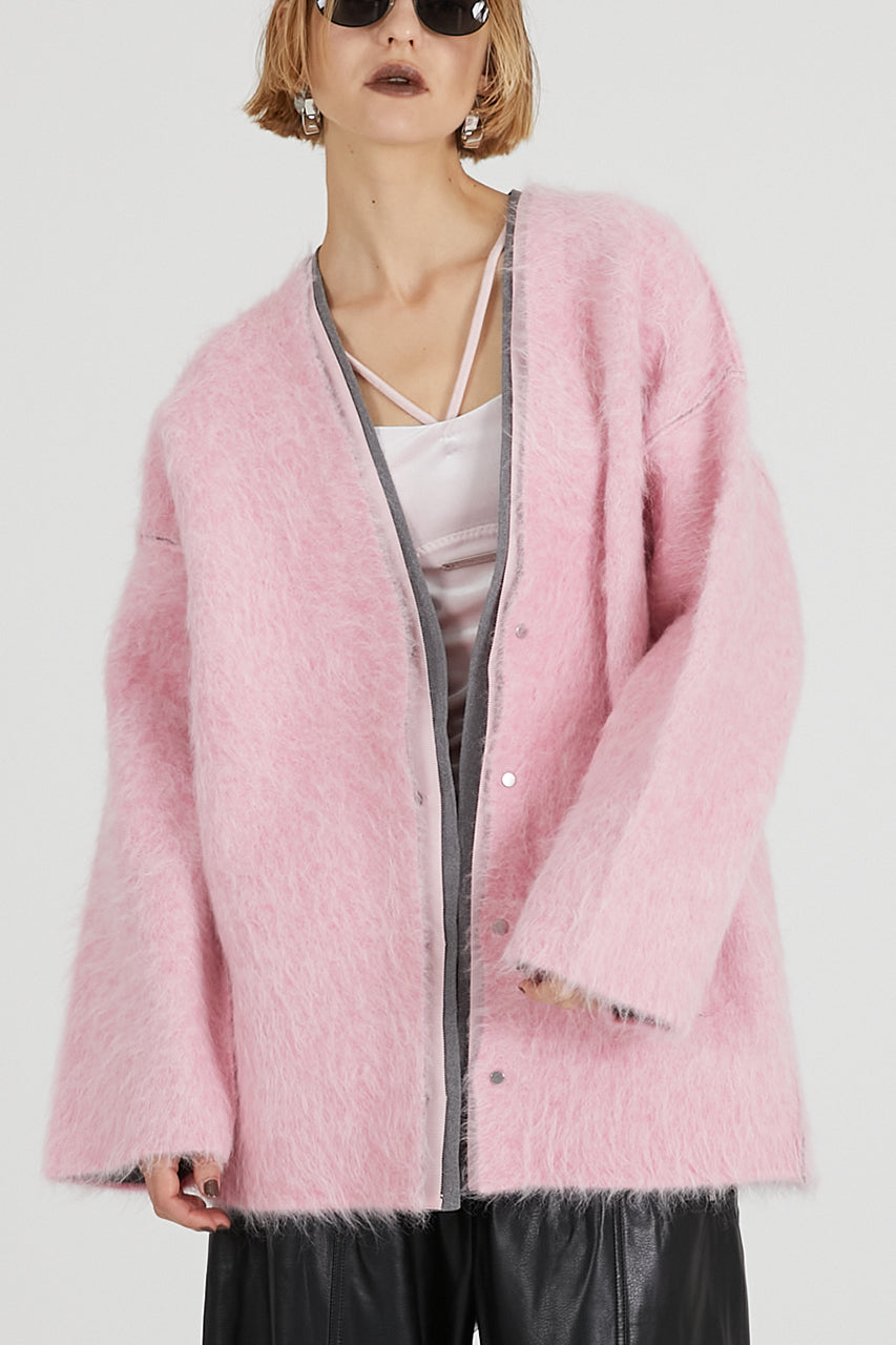 Double-faced Alpaca Knit Cardigan - 2025 AUTUMN