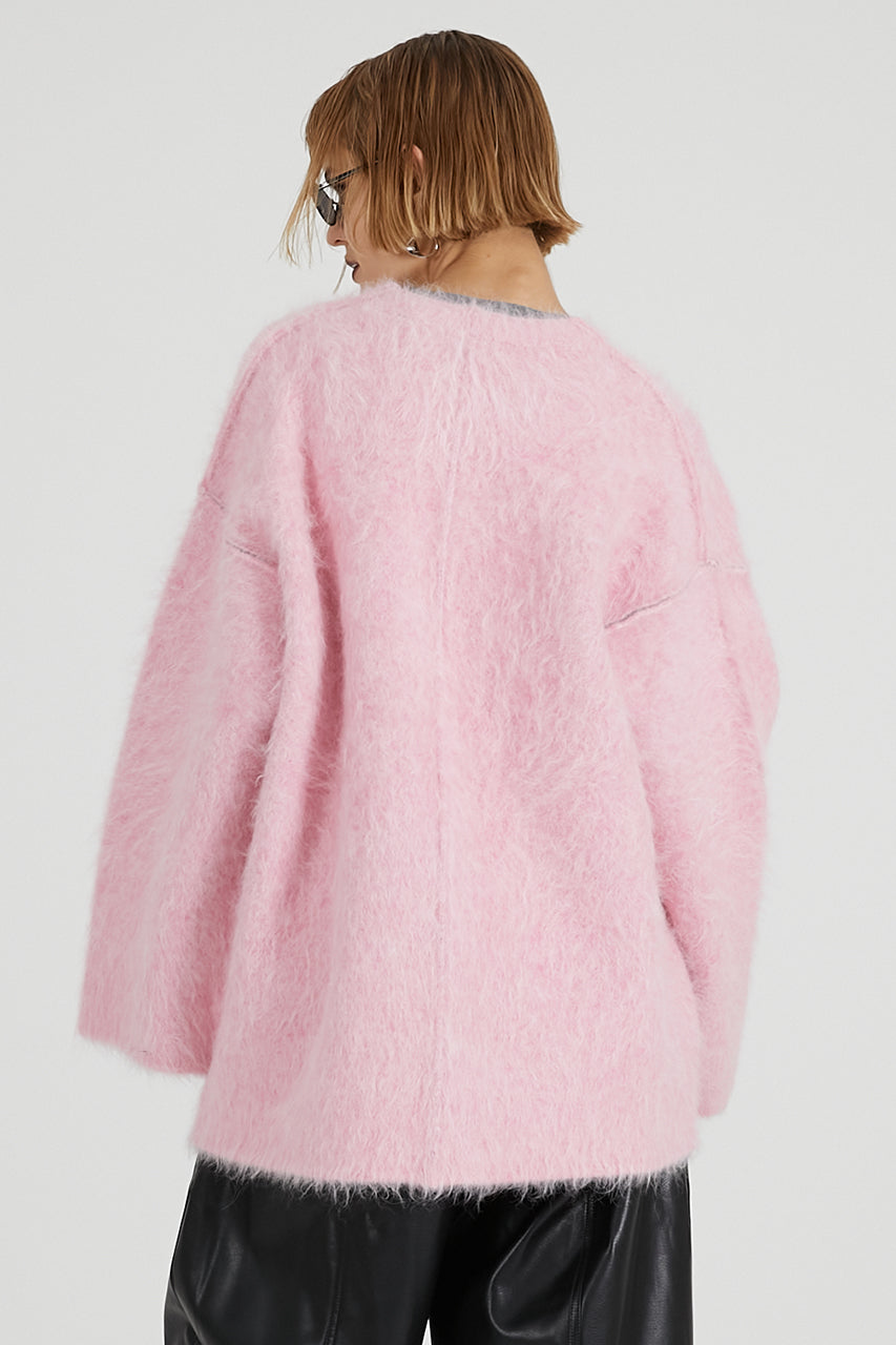 Double-faced Alpaca Knit Cardigan - 2025 AUTUMN