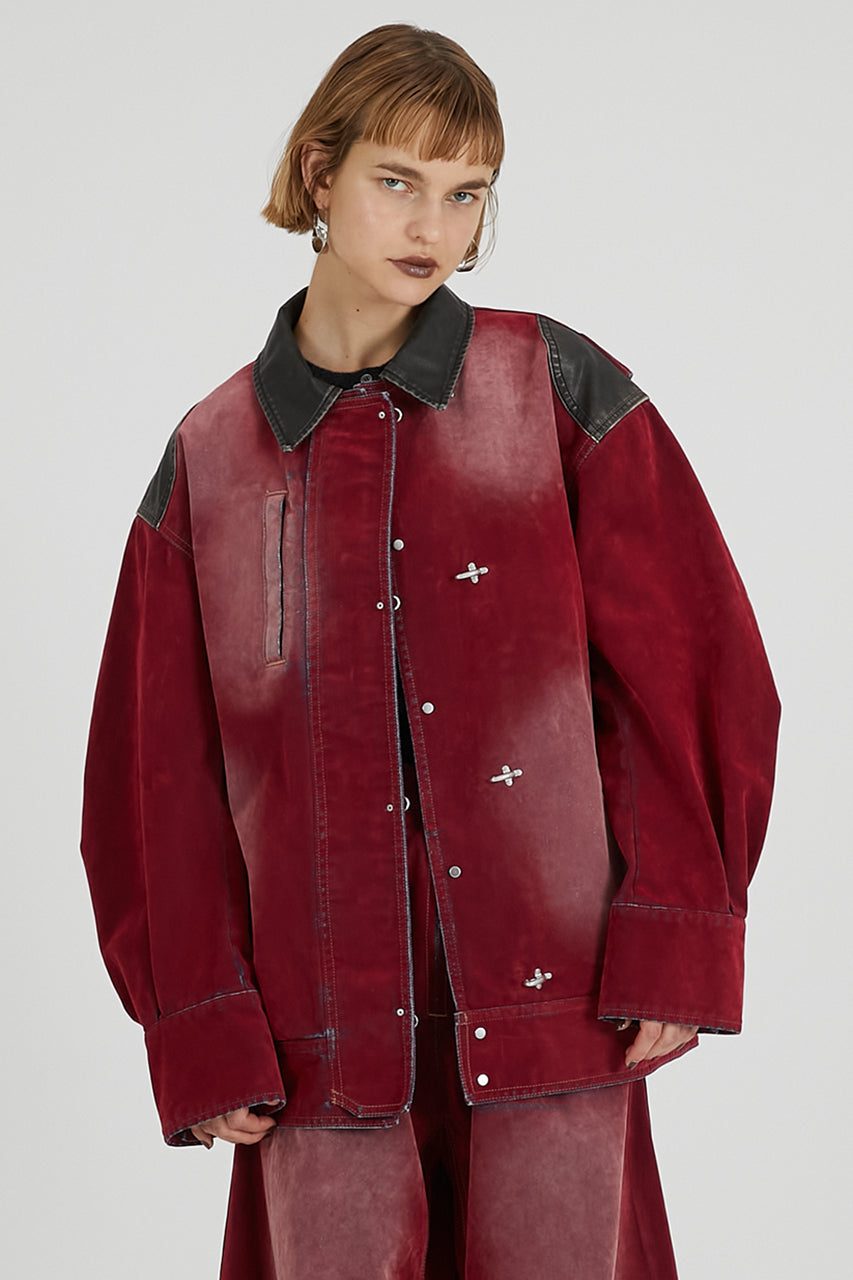 Flocky Denim Jacket - 2025 AUTUMN