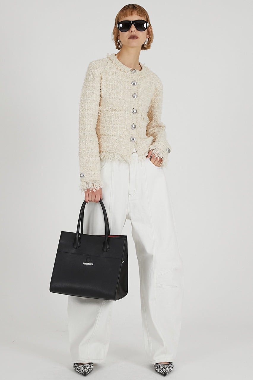 Tweed Knit Cardigan - 2025 AUTUMN