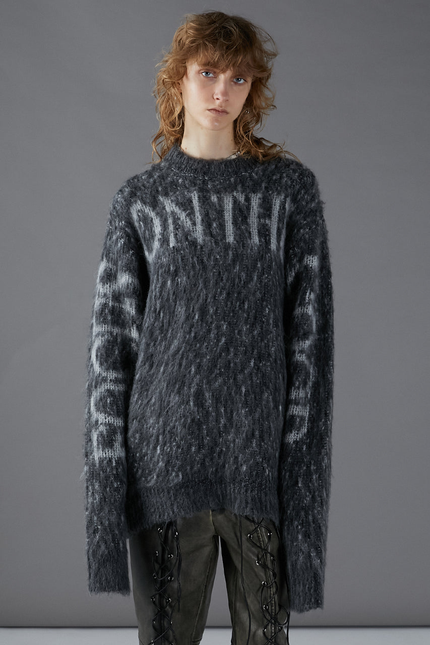 Logo Melange Shaggy Knit - SALE