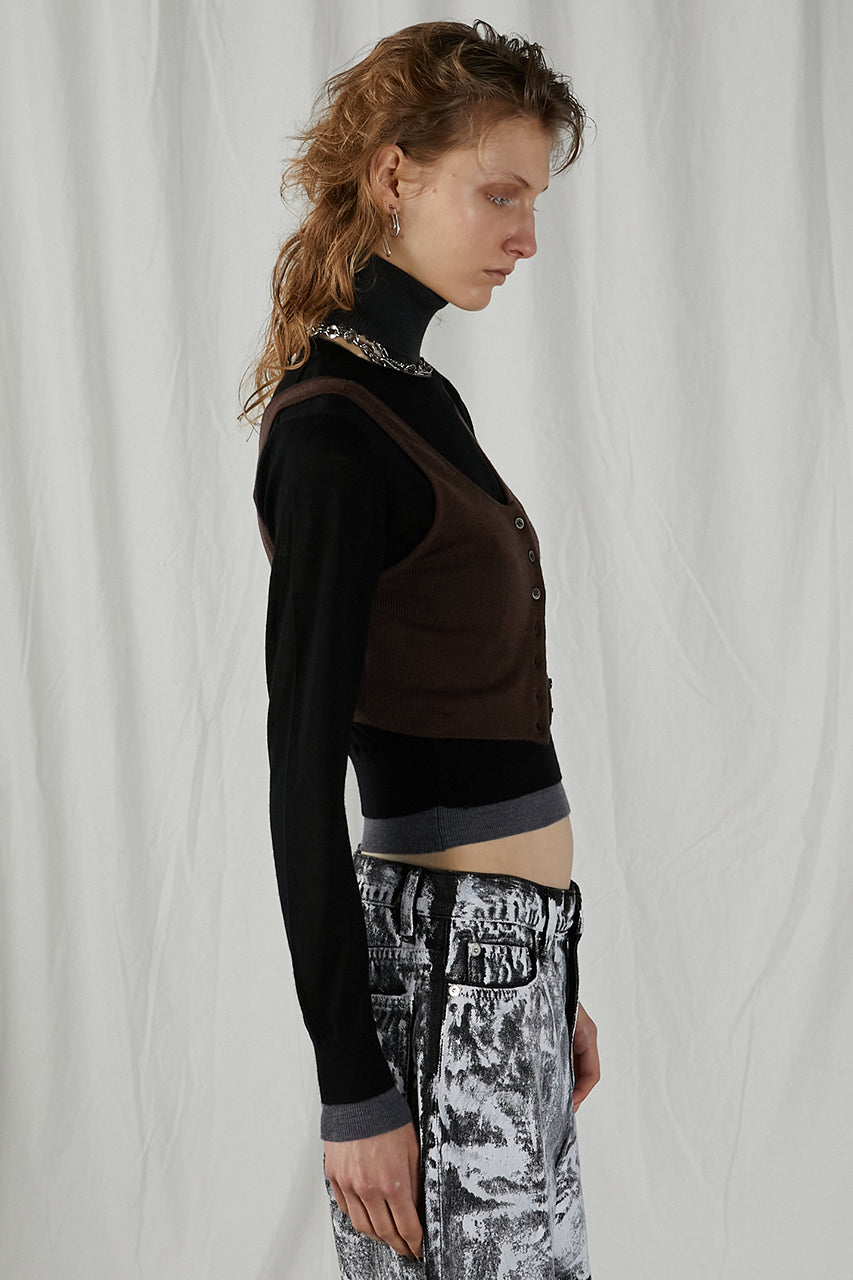 Layered Color Block Knit - SALE
