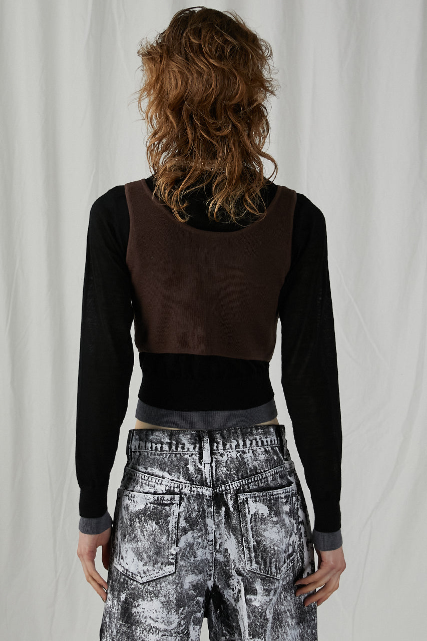 Layered Color Block Knit - SALE