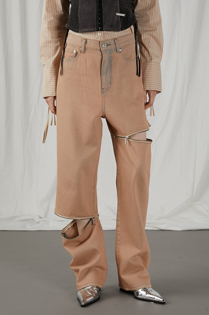Asymmetry Fastener Denim - SALE