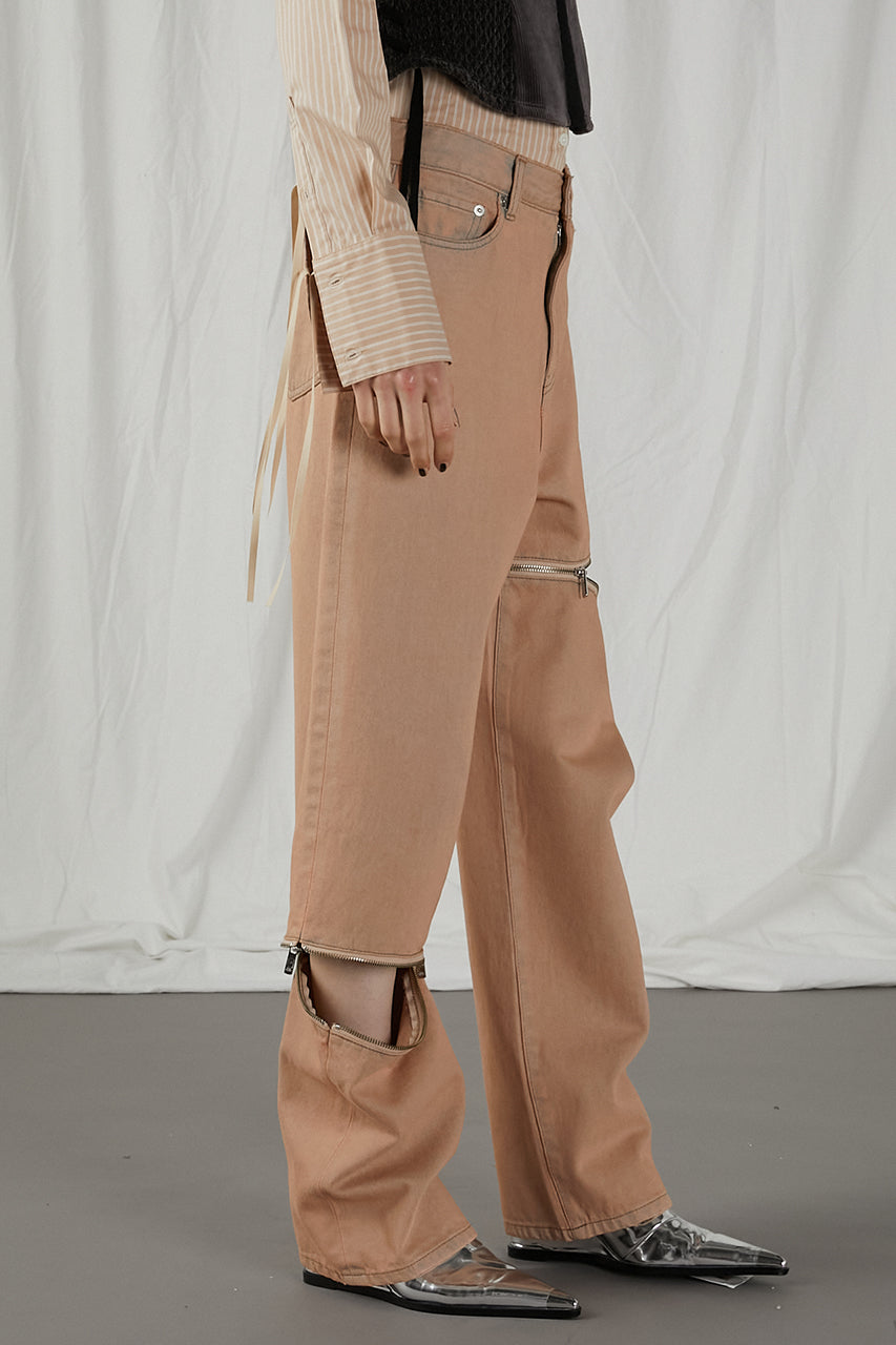 Asymmetry Fastener Denim - SALE