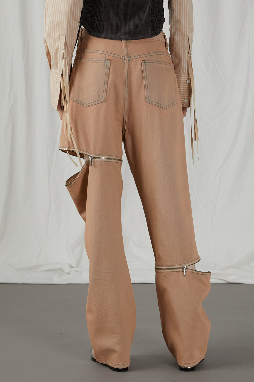Asymmetry Fastener Denim - SALE