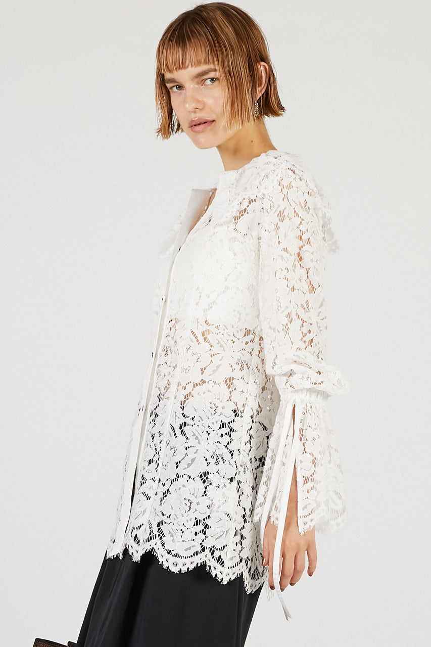 Scallop Lace Blouse
