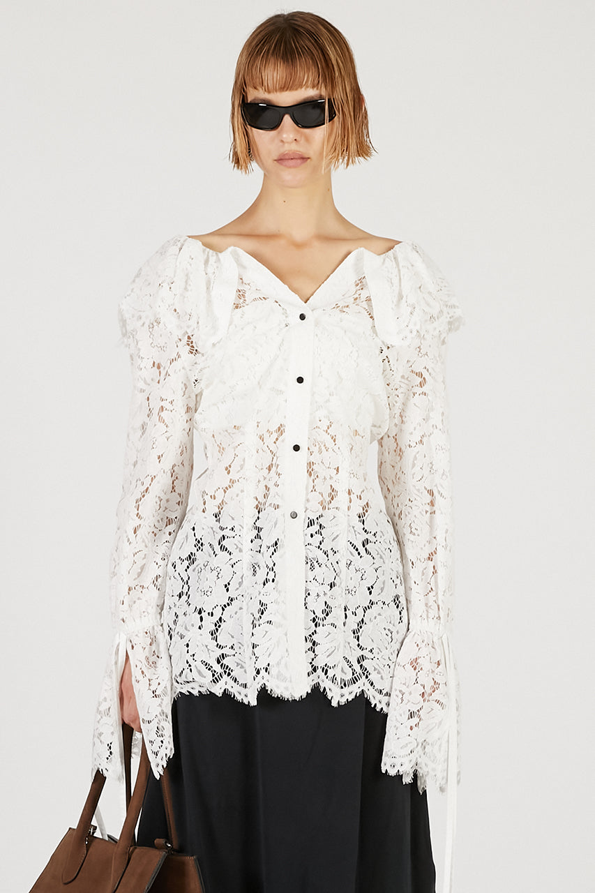 Scallop Lace Blouse