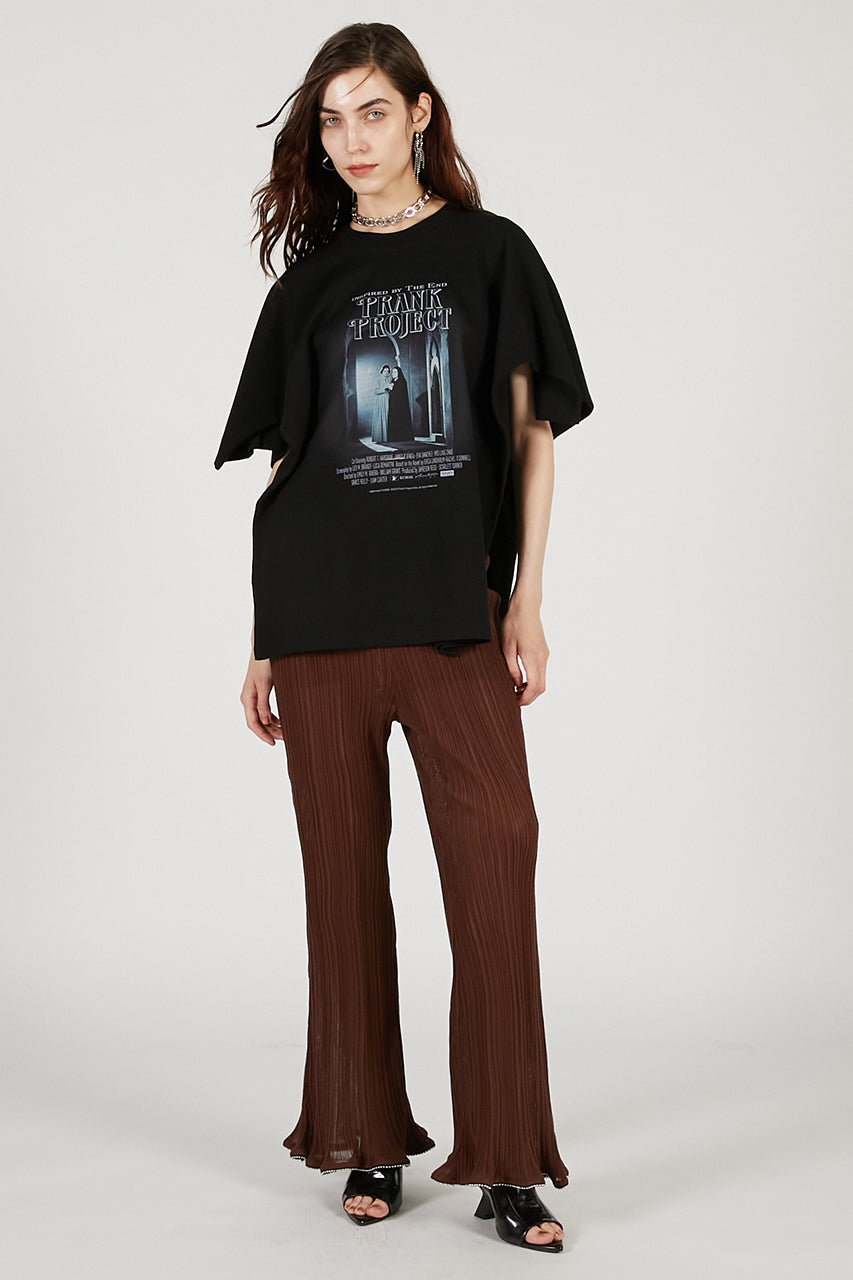 Beaded knit pants