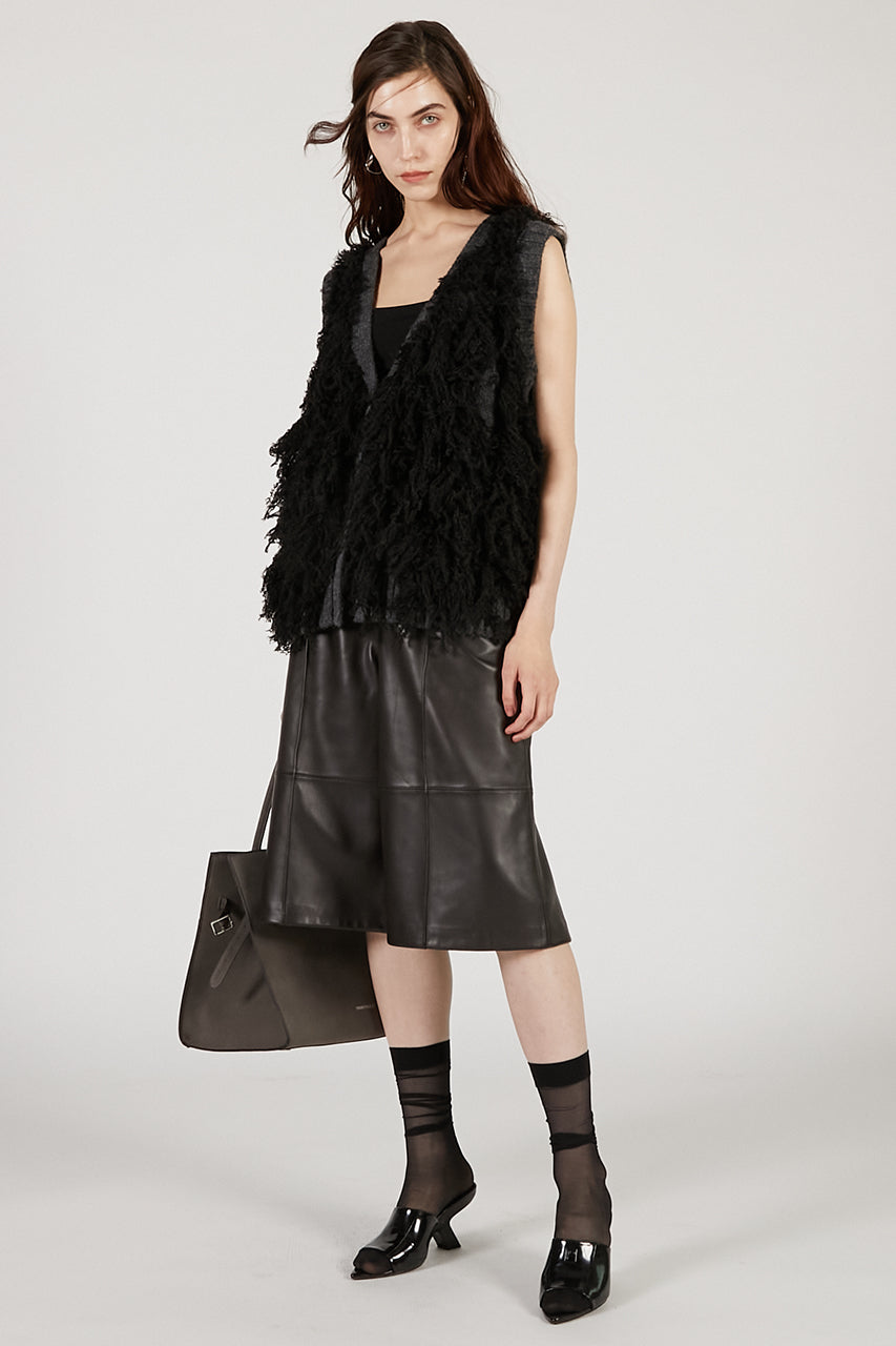 Leather Half Pants - 2025 AUTUMN